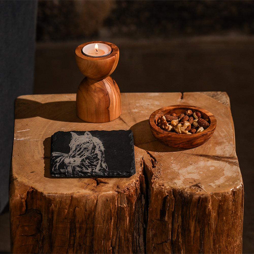 Selbrae House Horse Single Slate Coaster