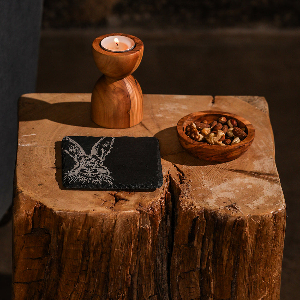 Hare Single Slate Coaster - Selbrae House