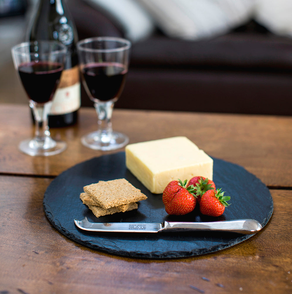Selbrae House Round Slate Cheese Board