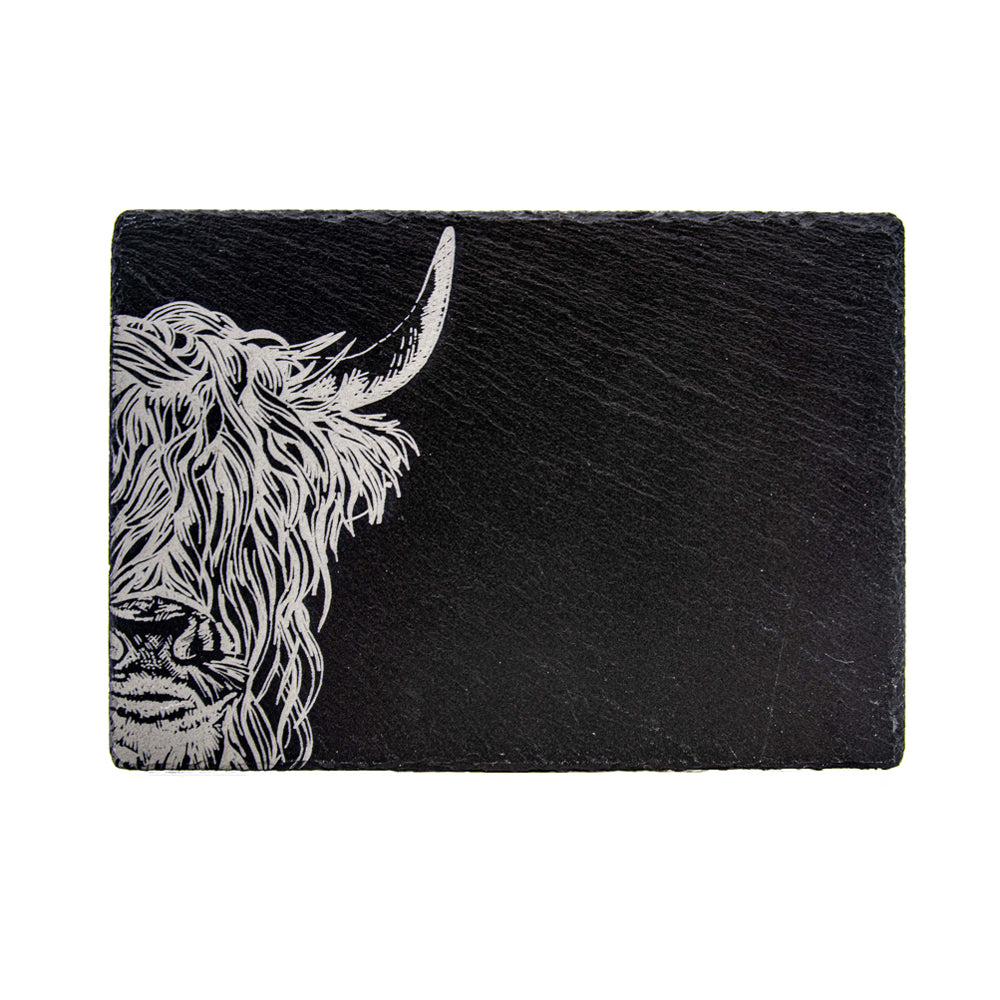 Highland Cow - Selbrae House Slate Cheese Board