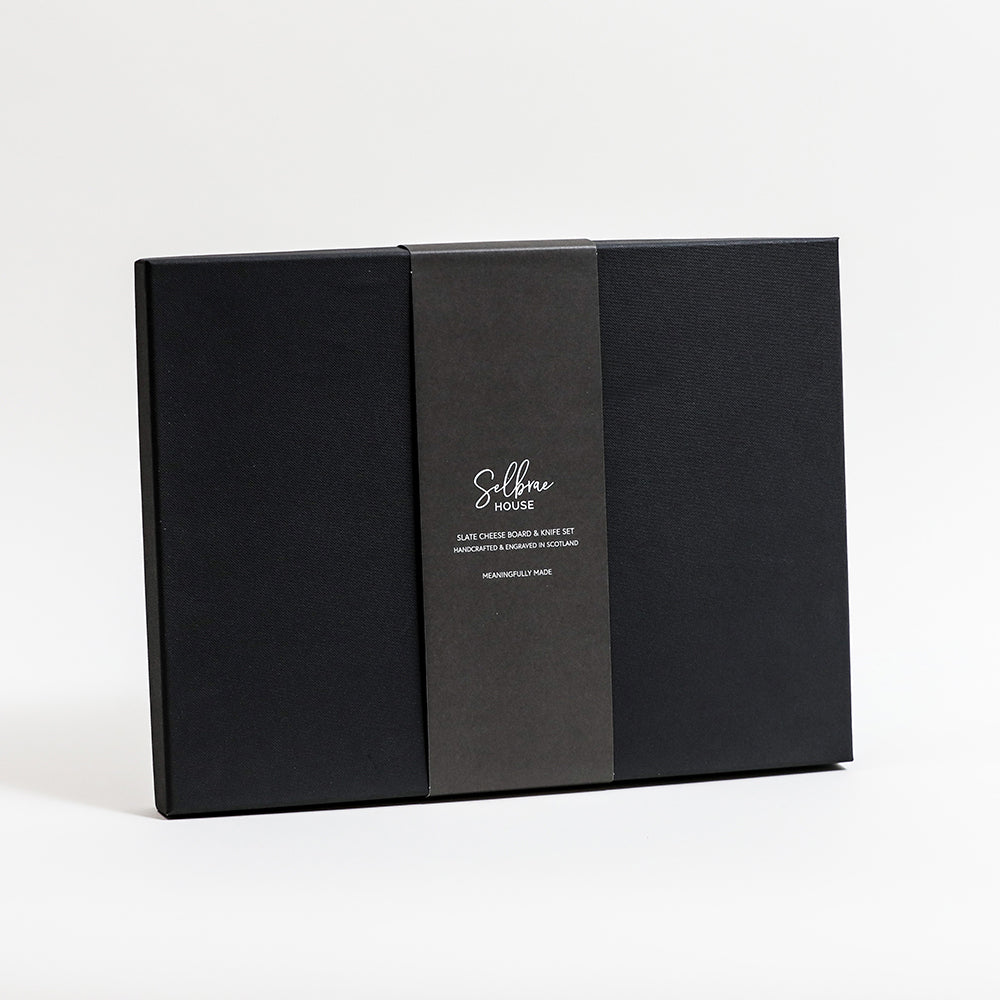 Selbrae House Pheasant Slate Cheese Board & Knife Set
