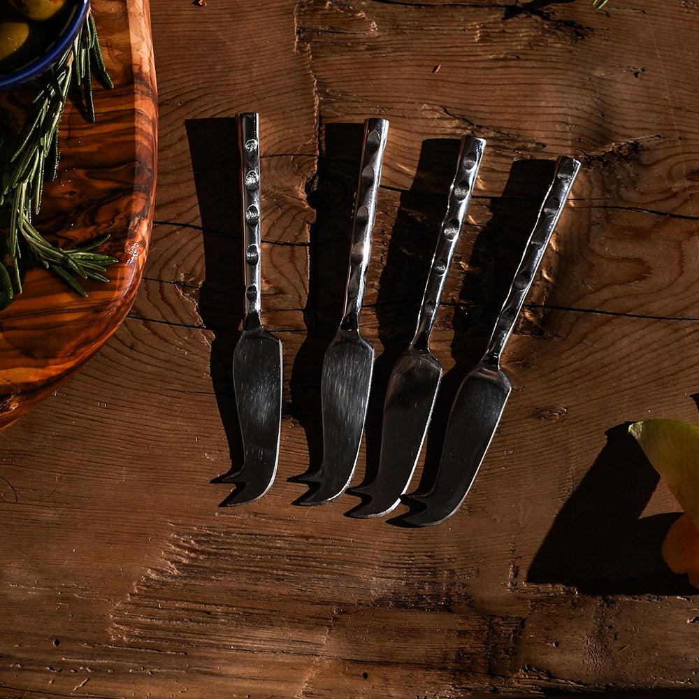 Selbrae House Silver Mini Cheese Knives - Set of 4