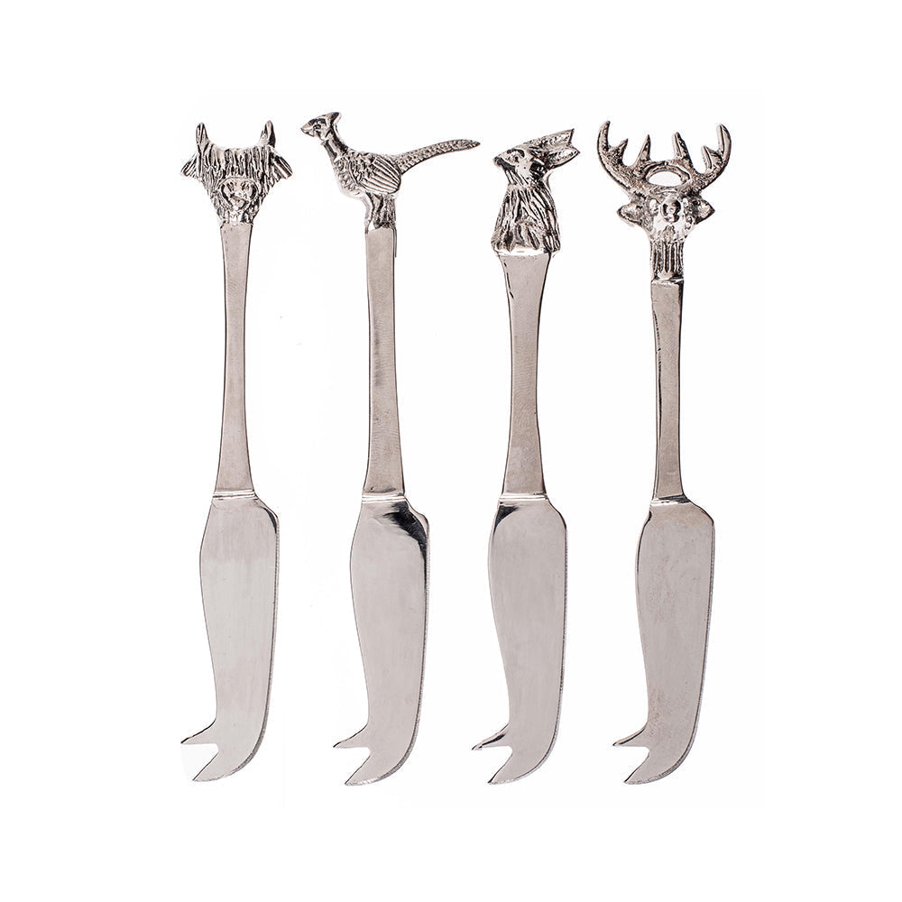 Selbrae House Country Animals Mini Cheese Knives - Set of 4