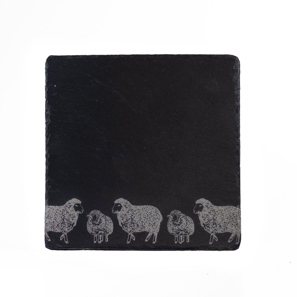 Selbrae House Sheep Slate Pot Stand
