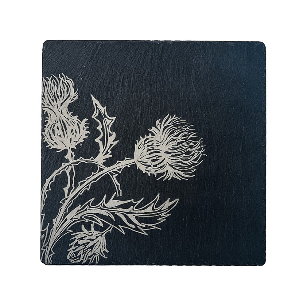 Selbrae House Thistle Trio Slate Pot Stand