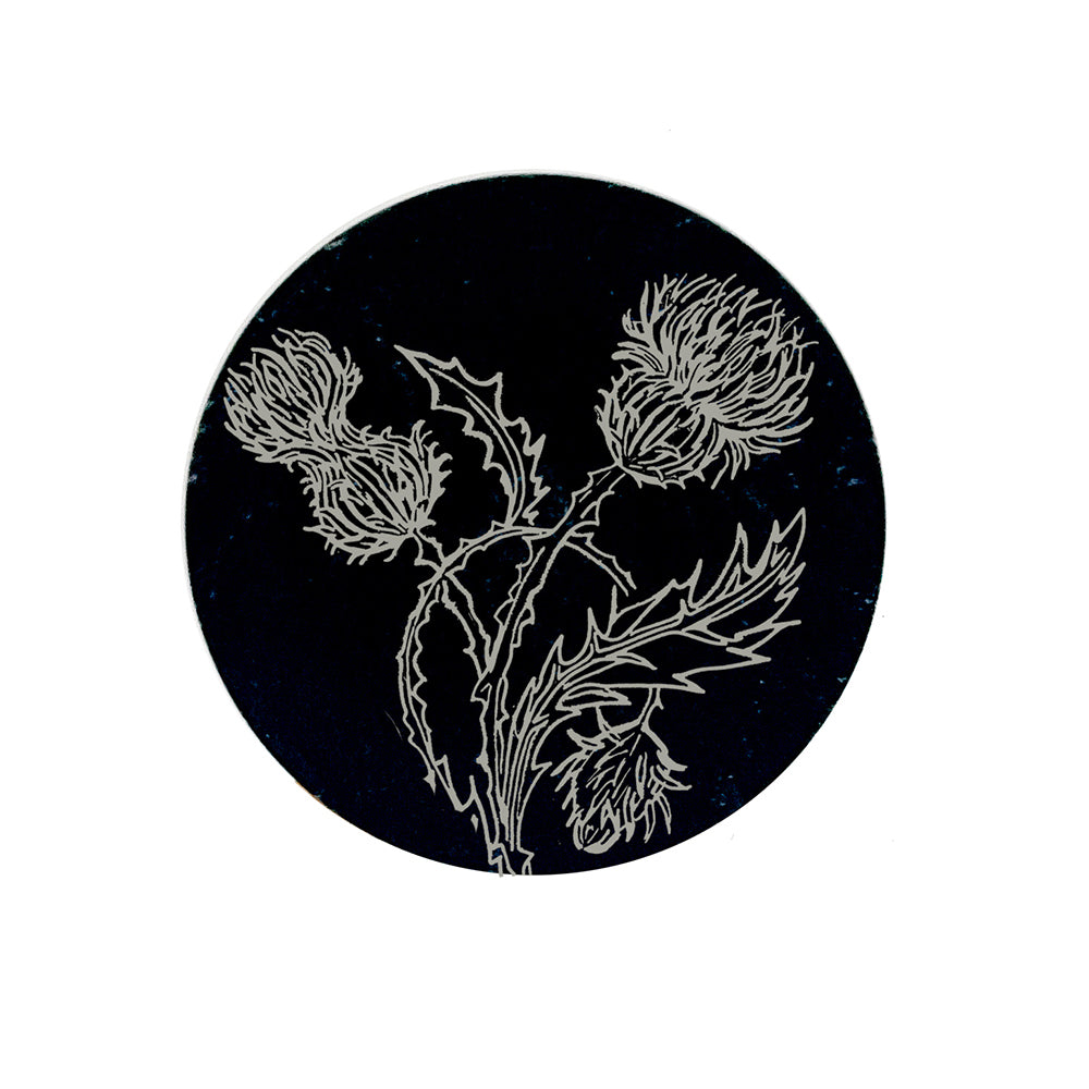 Selbrae House Thistle Trio Slate Magnet
