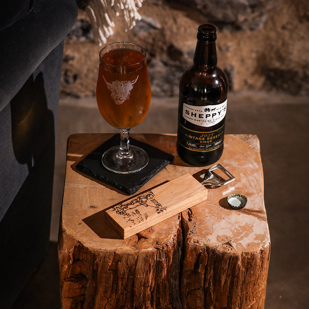 Selbrae House Fishing Oak Bottle Opener
