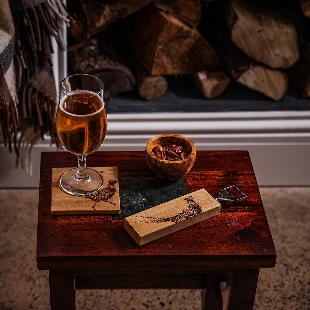 Selbrae House Pheasant Oak Bottle Opener