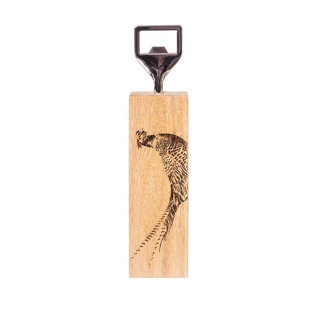 Selbrae House Pheasant Oak Bottle Opener