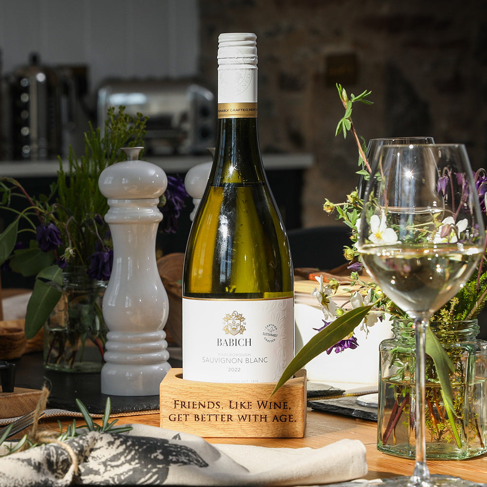 Selbrae House Wine Oak Wine Bottle Coaster