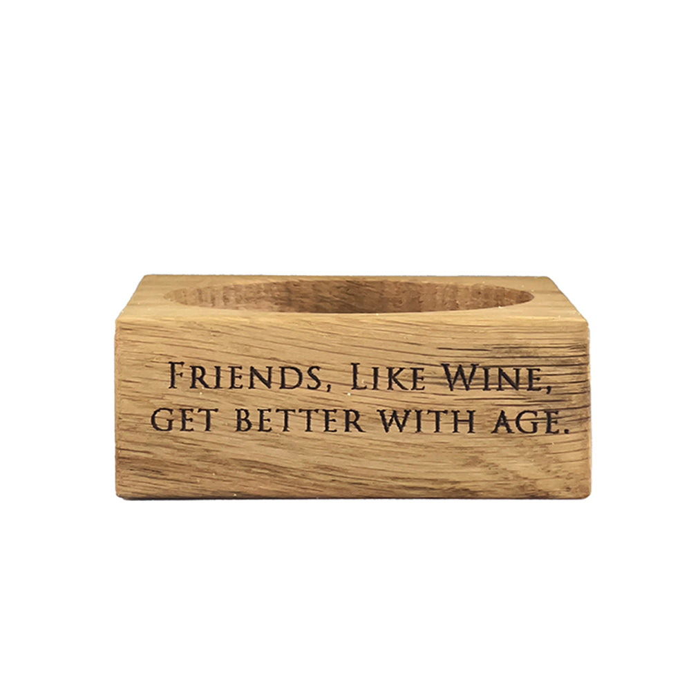 Selbrae House Wine Oak Wine Bottle Coaster