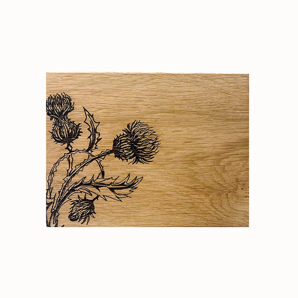 Selbrae House Thistle Trio Oak Bar Board