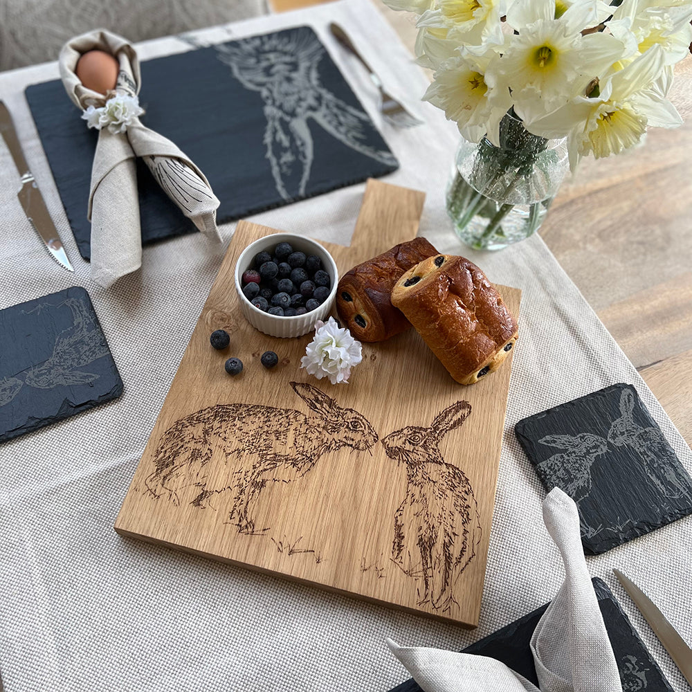 Kissing Hare Oak Paddle - Medium