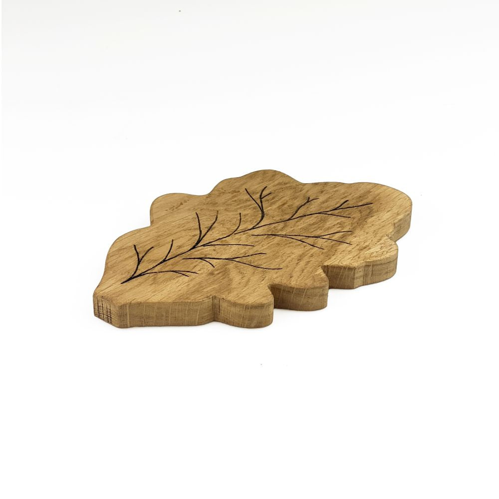 Selbrae House Oak Leaf Oak Pot Stand
