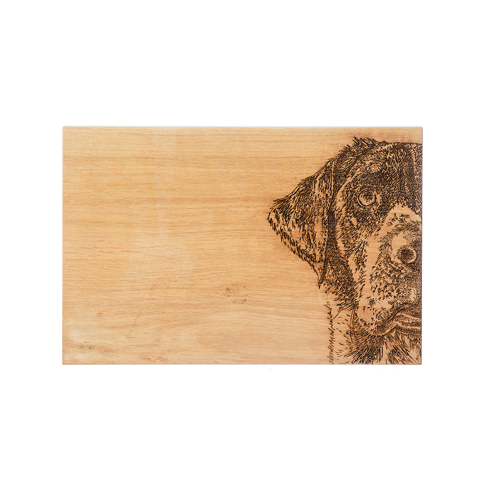Selbrae House Labrador Oak Serving & Cheese Board