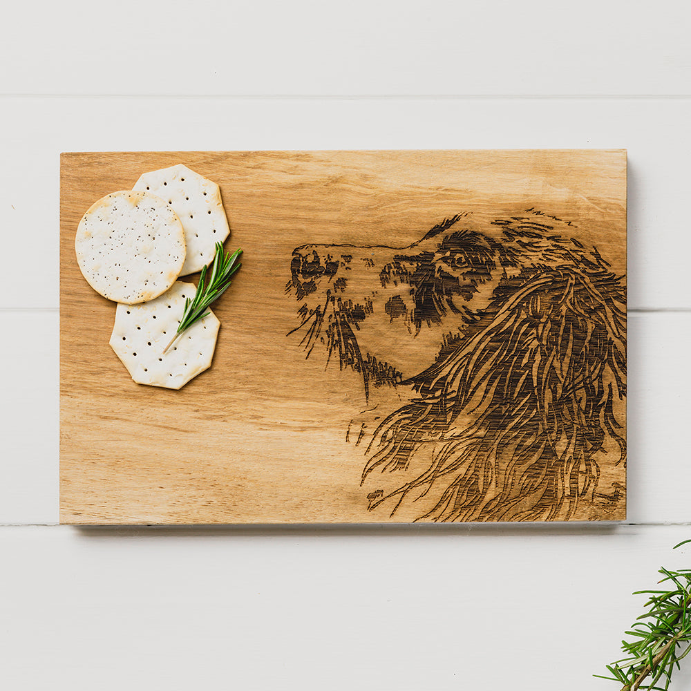 Selbrae House Spaniel Oak Serving & Cheese Board