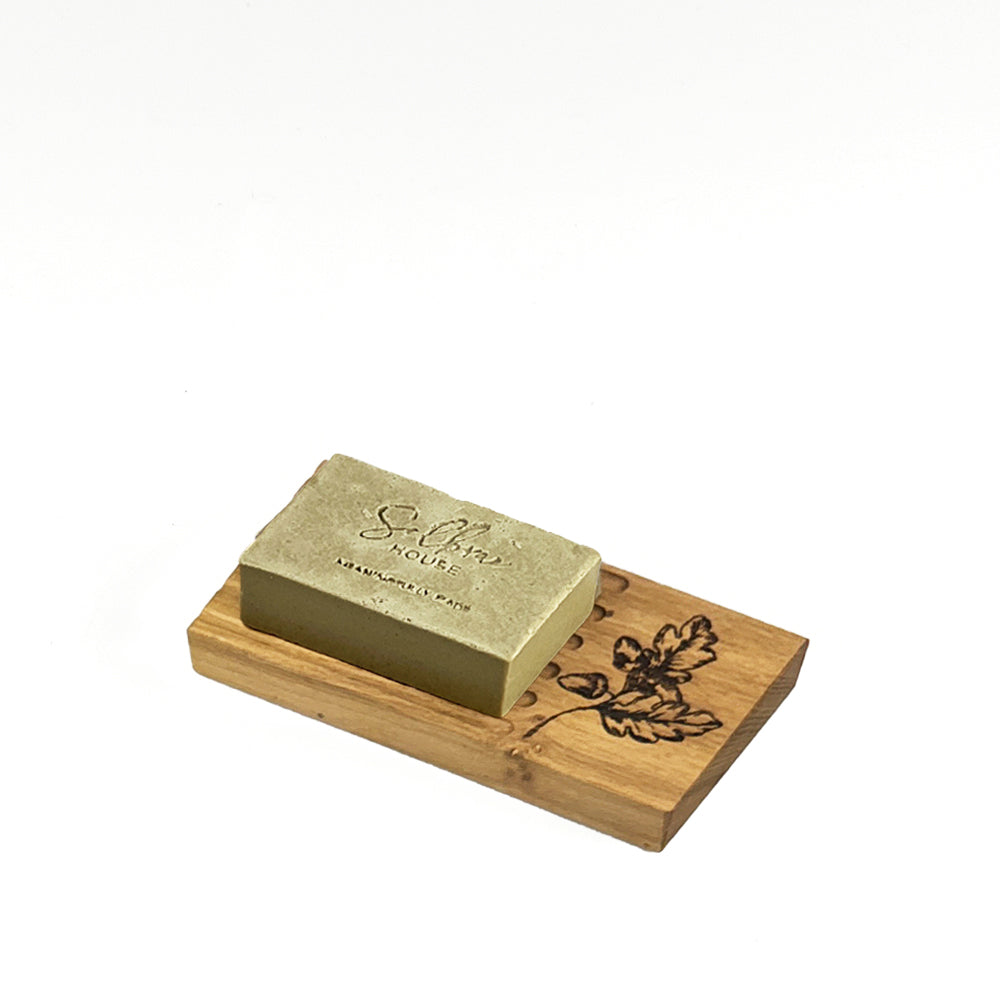 Selbrae House Autumn Acorns Oak Soap Dish & Soap Set