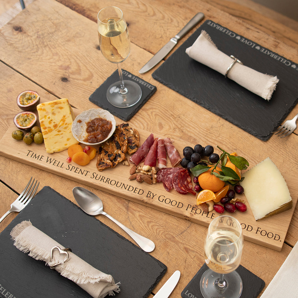 Selbrae House Time Well Spent Oak Serving Platter