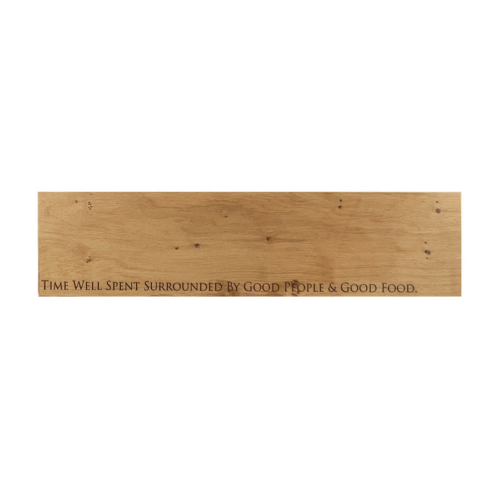 Selbrae House Time Well Spent Oak Serving Platter