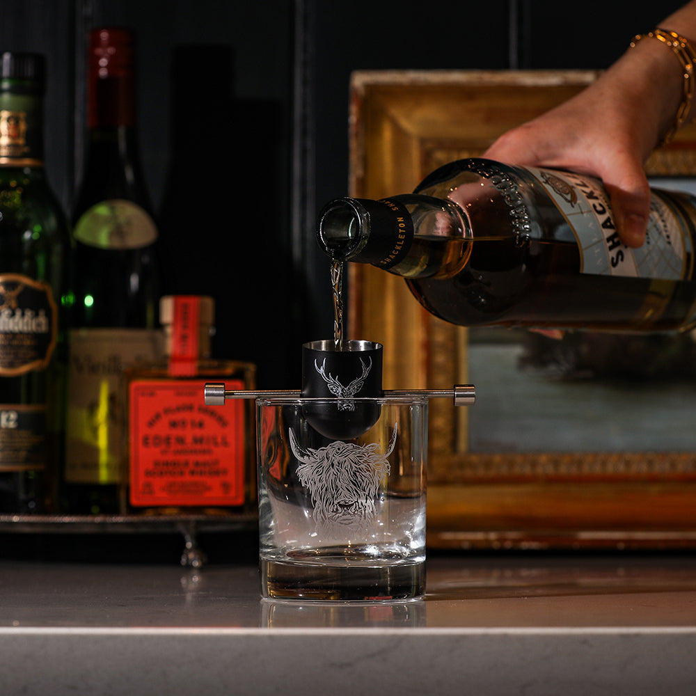 Stag Tipper - Roll & Pour Spirit Measurer Bar Accessory