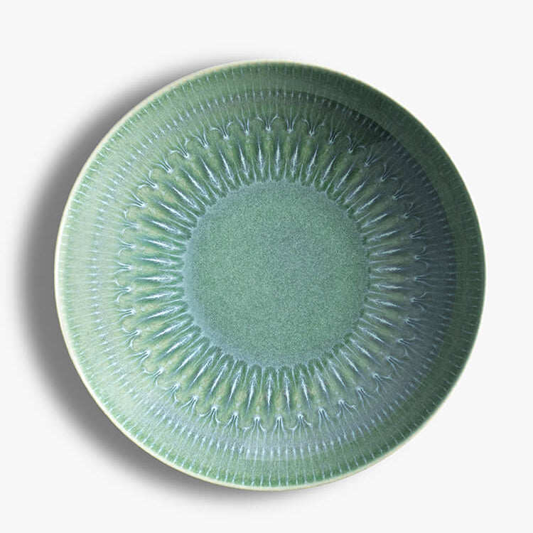 Kew Gardens Living Jewels Teal Pasta Bowl - 22cm