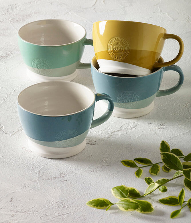 Kew Gardens Blue Recycled Mug