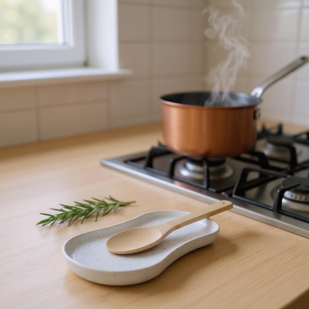 Filamora Studios Kitchen Utensil Tray Spoon Rest Countertop Organiser