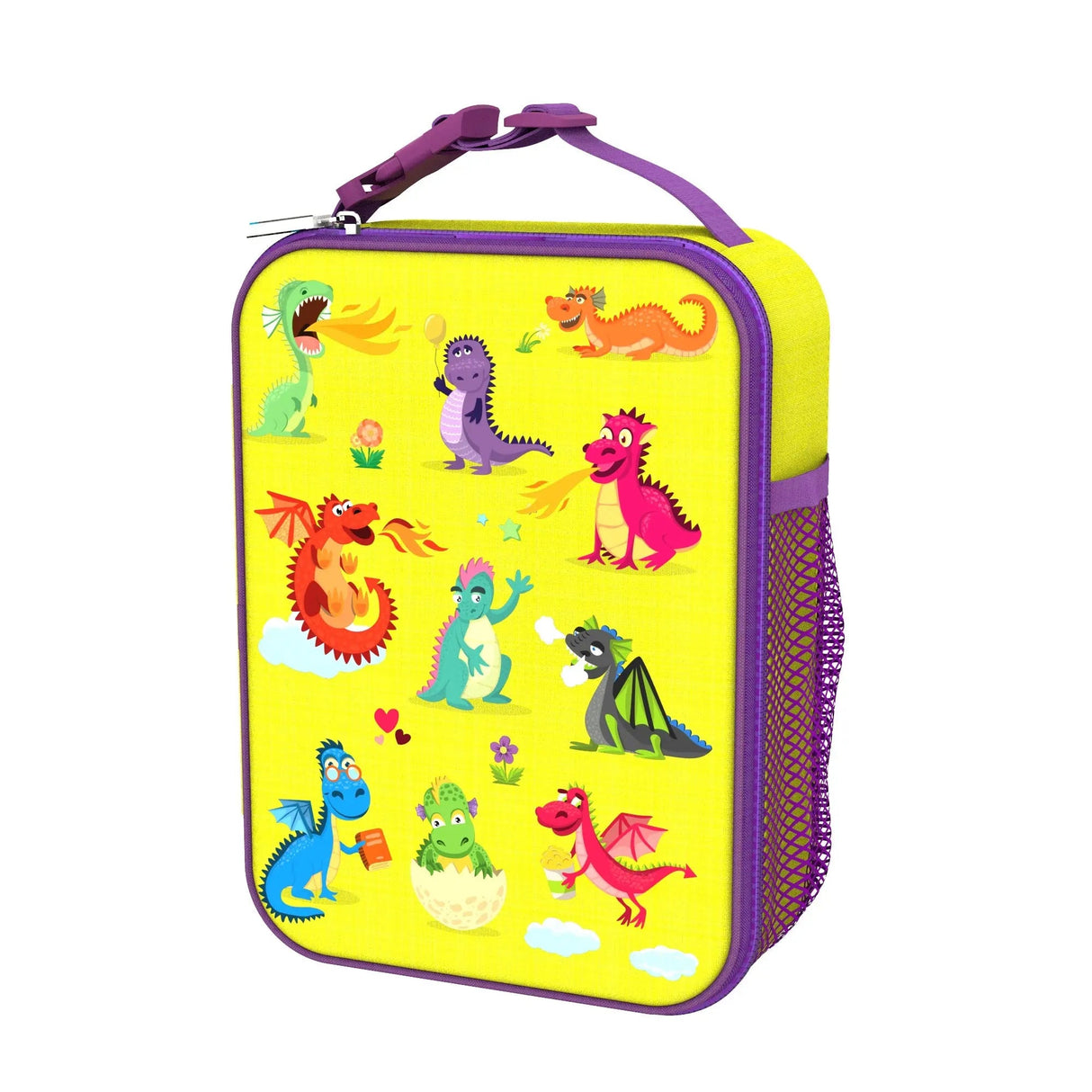 ION8 Kids Lunch Bag, Insulated, Dragons, Medium