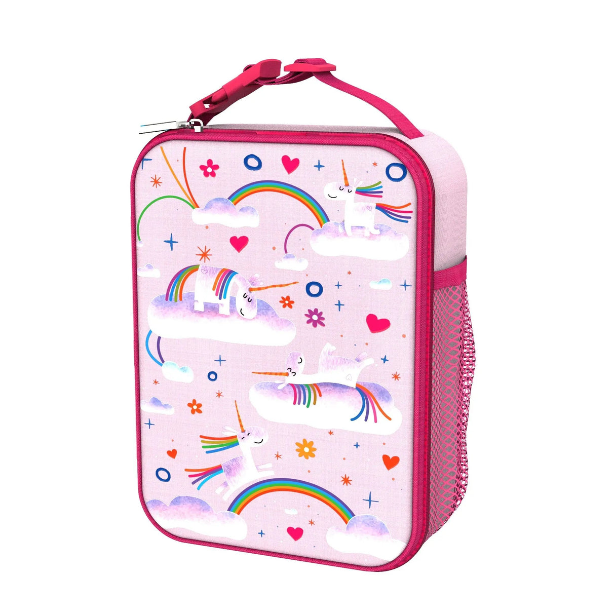 ION8 Kids Lunch Bag, Insulated, Unicorn Rainbows, Medium