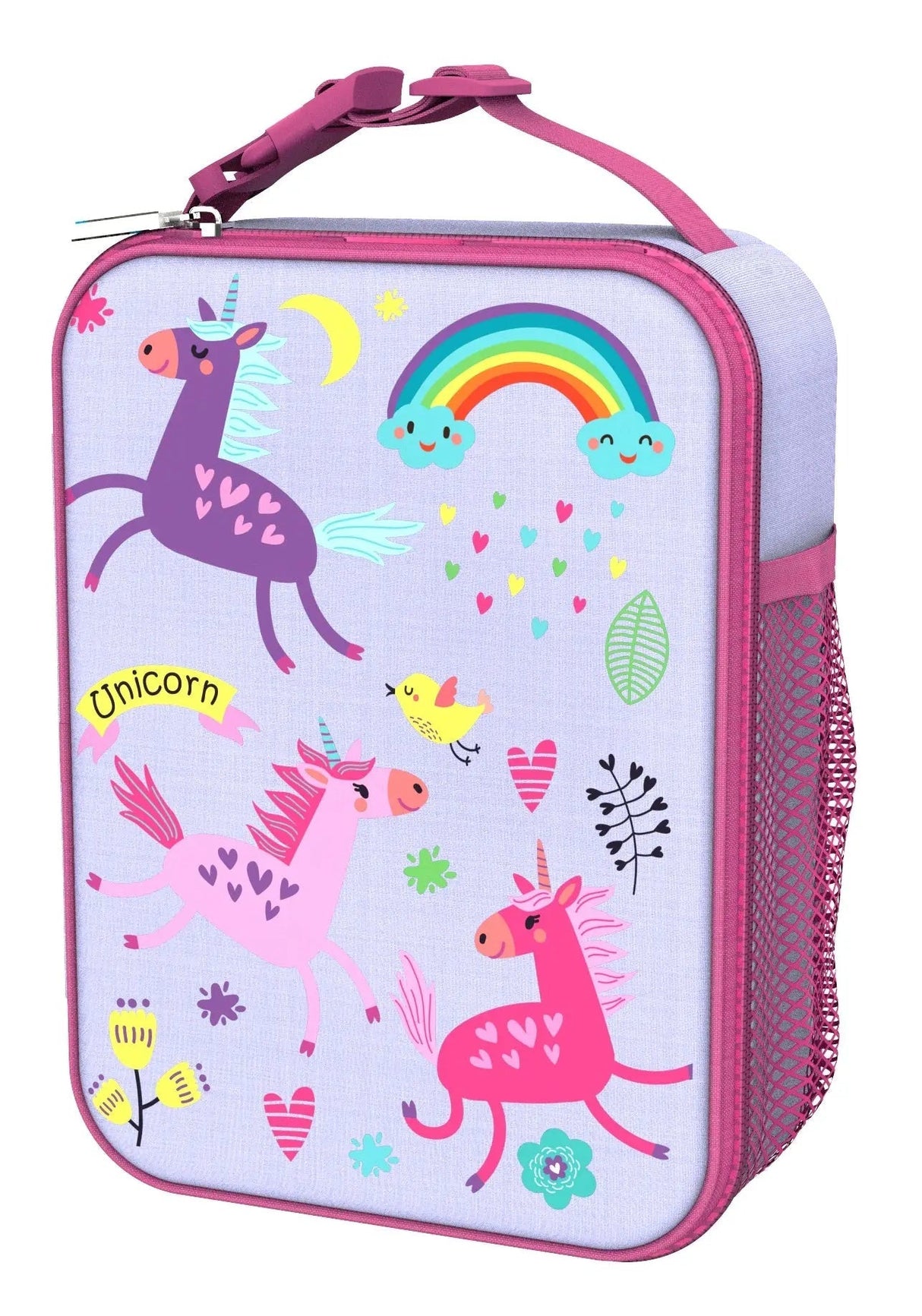 ION8 Kids Lunch Bag, Insulated, Unicorns, Medium