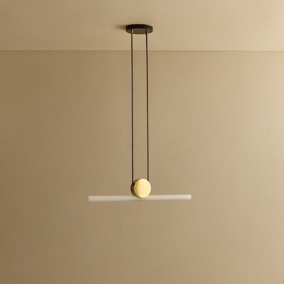 Tala Kilter Pendant Light in Brass