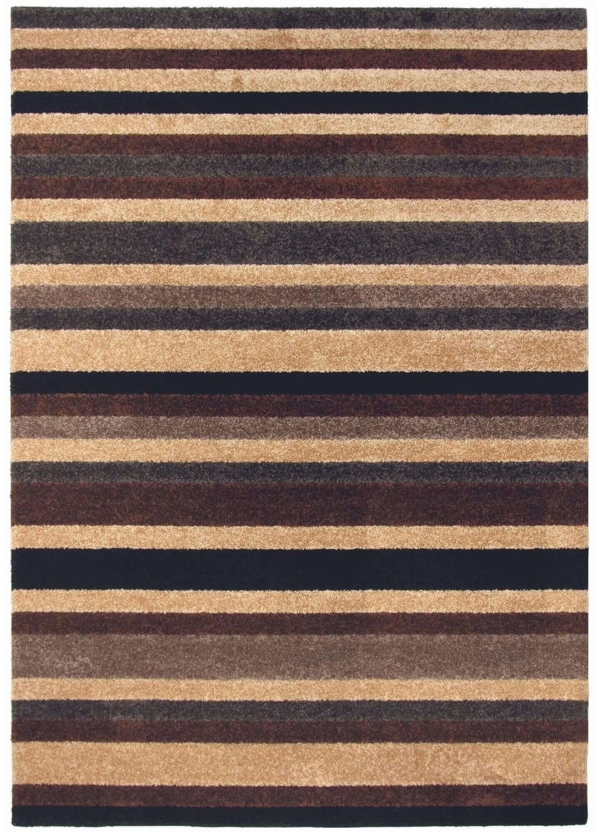 The Rugs Linea Striped Caramel Washable Rug