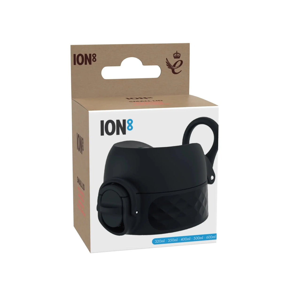 ION8 Leak Proof Water Bottle Replacement Lid, Black, Small / Medium