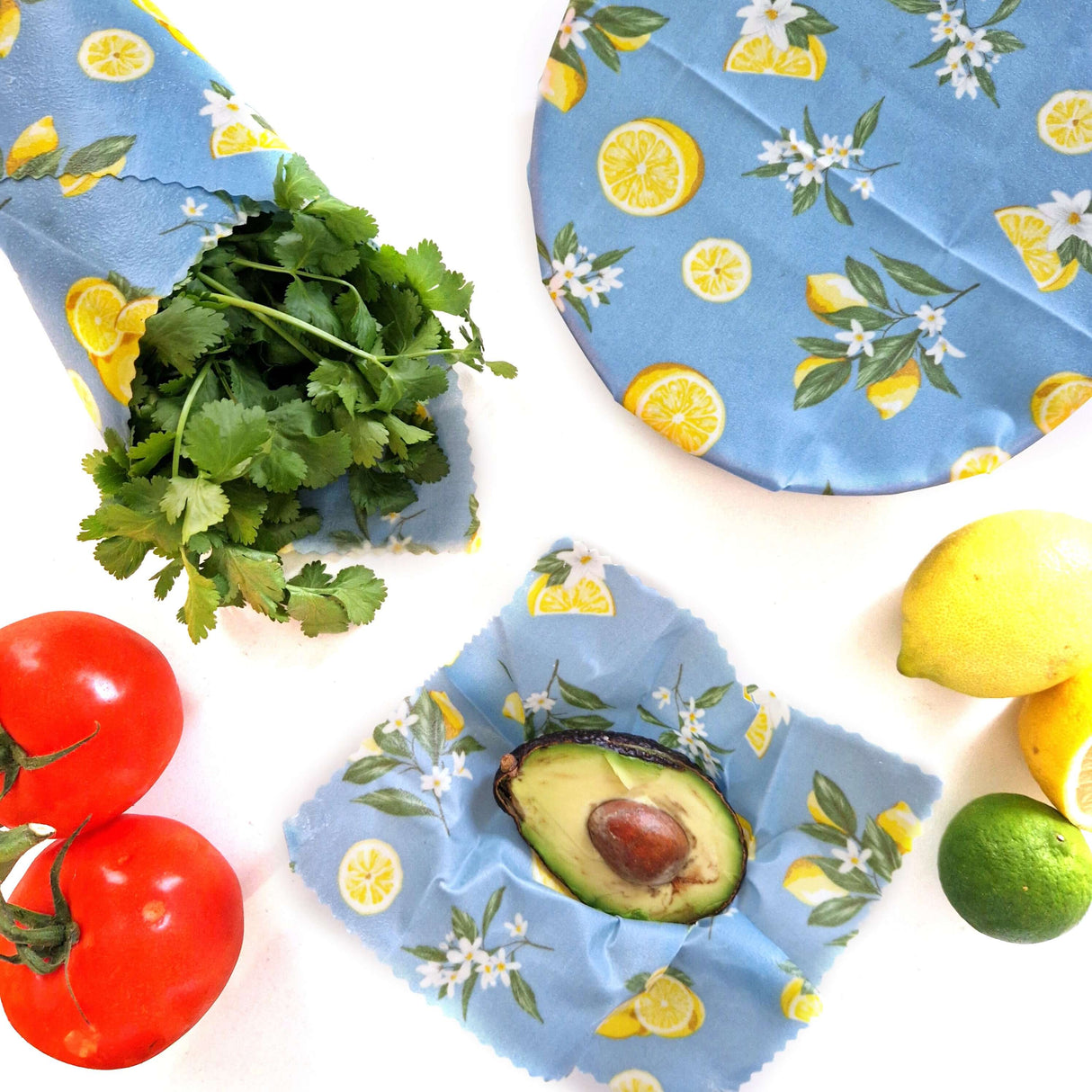 Honey Bee Good Lemonade Beeswax Wraps - Set of 3