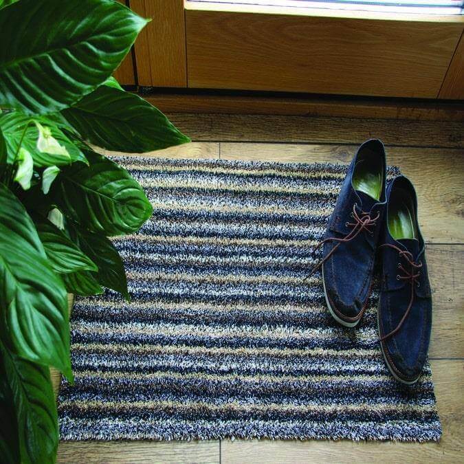 The Rugs Washable Mats and Runner – Striped Design