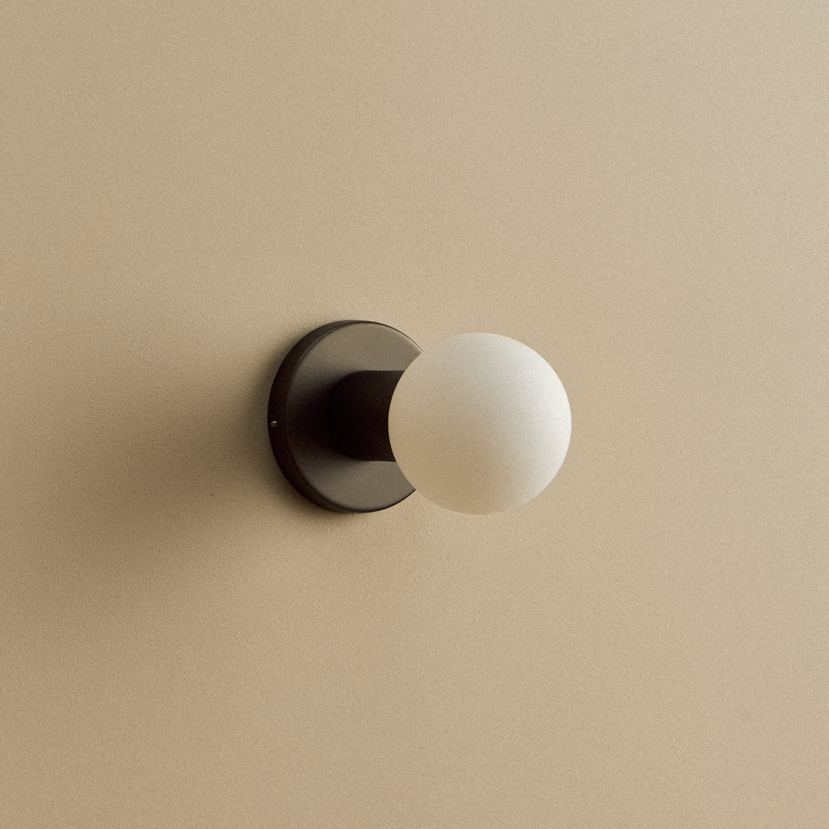 Tala Lochan Wall Light in Graphite with Sphere III
