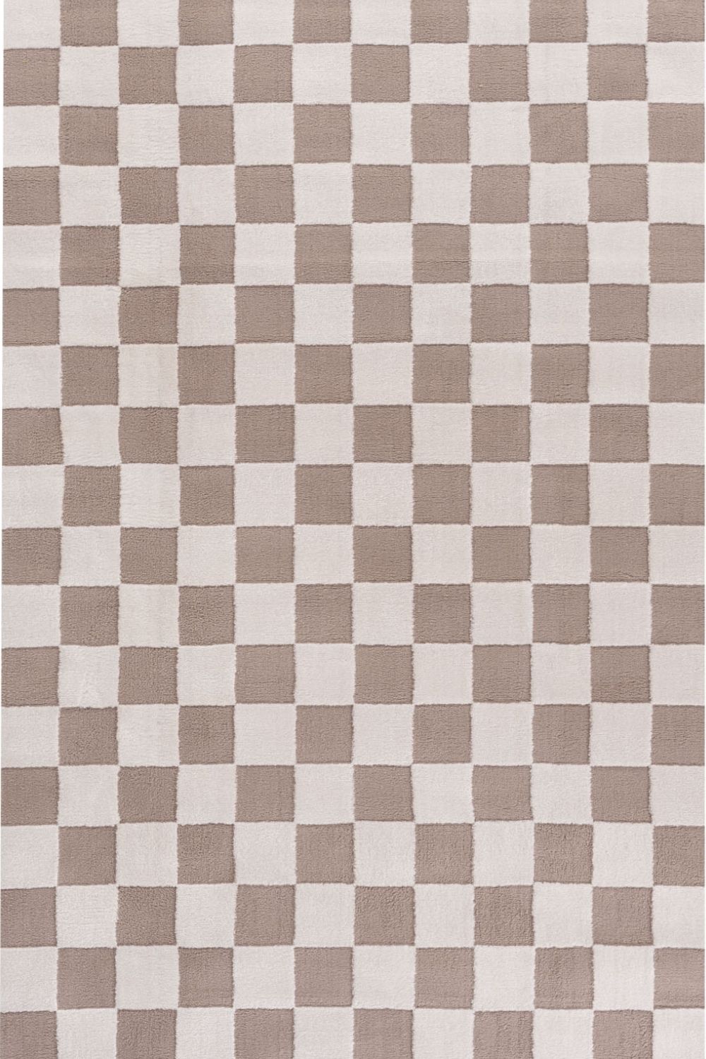 The Rugs Loft Checkerboard Beige Rug