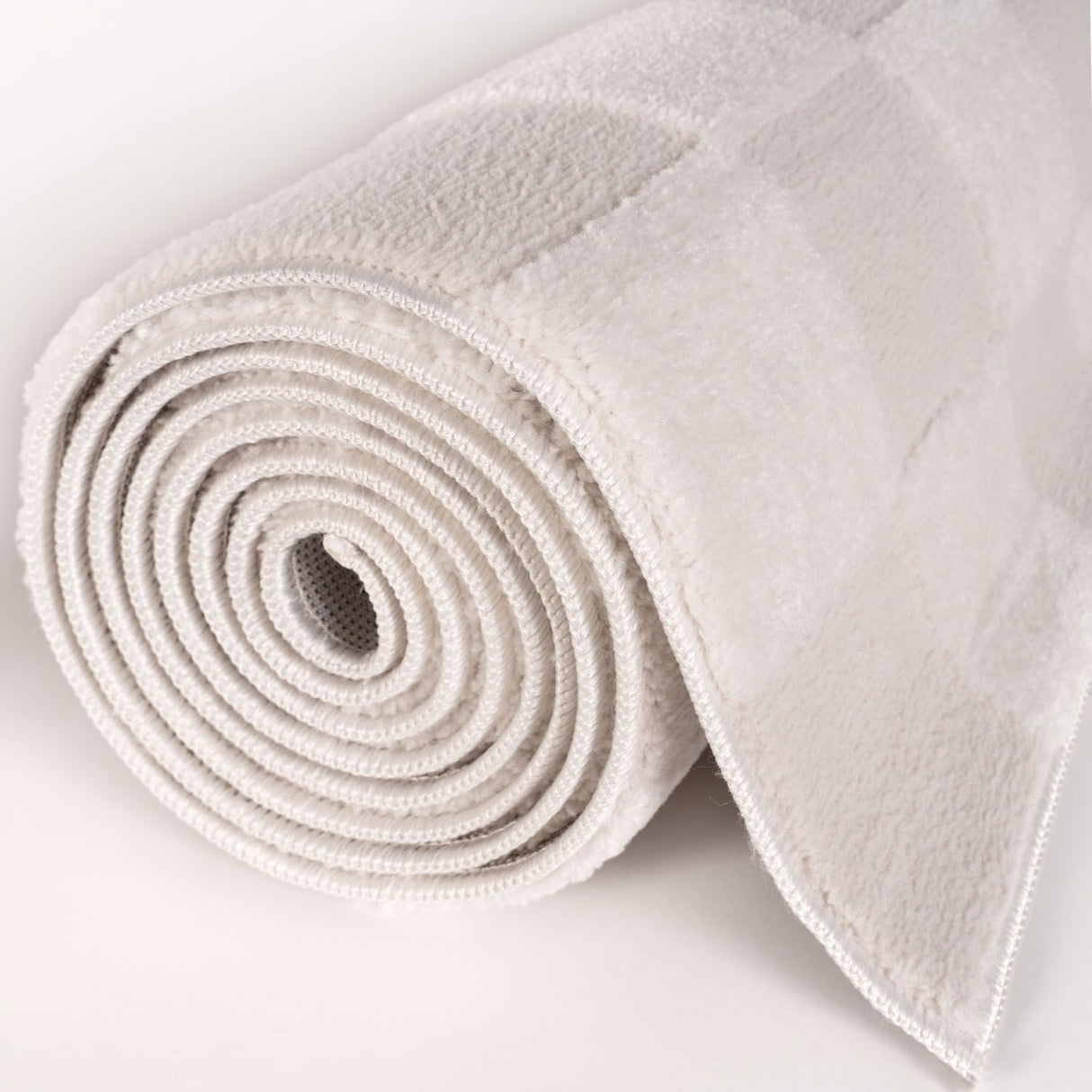The Rugs Loft Checkerboard Cream Rug