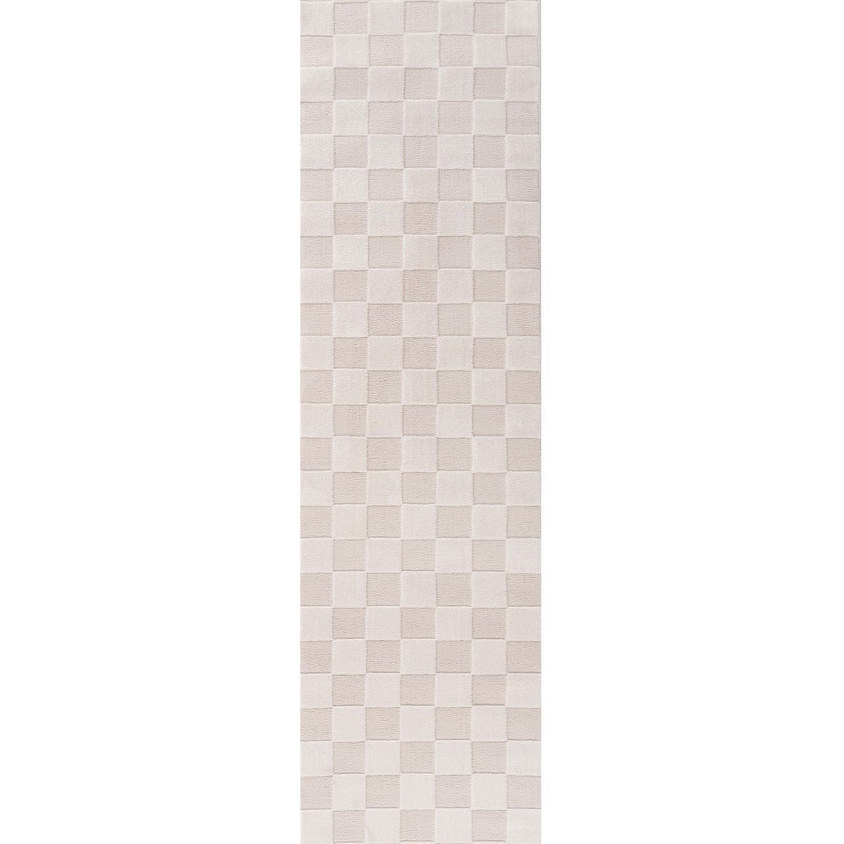 The Rugs Loft Checkerboard Cream Rug