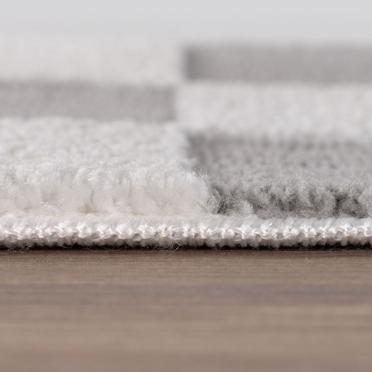The Rugs Loft Checkerboard Grey Rug