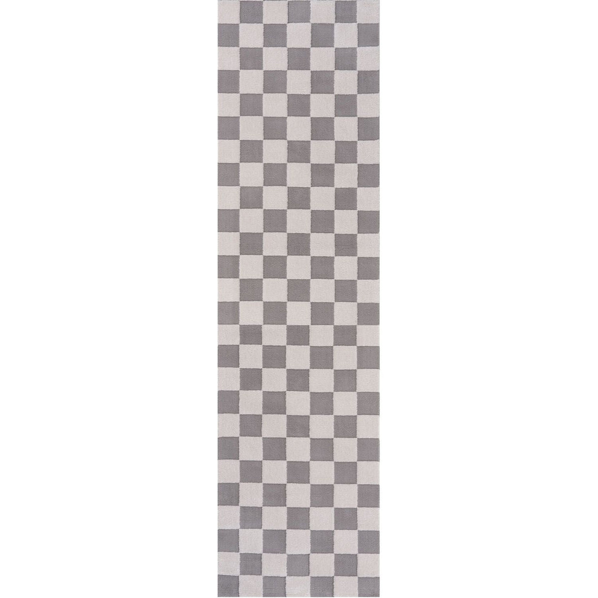 The Rugs Loft Checkerboard Grey Rug