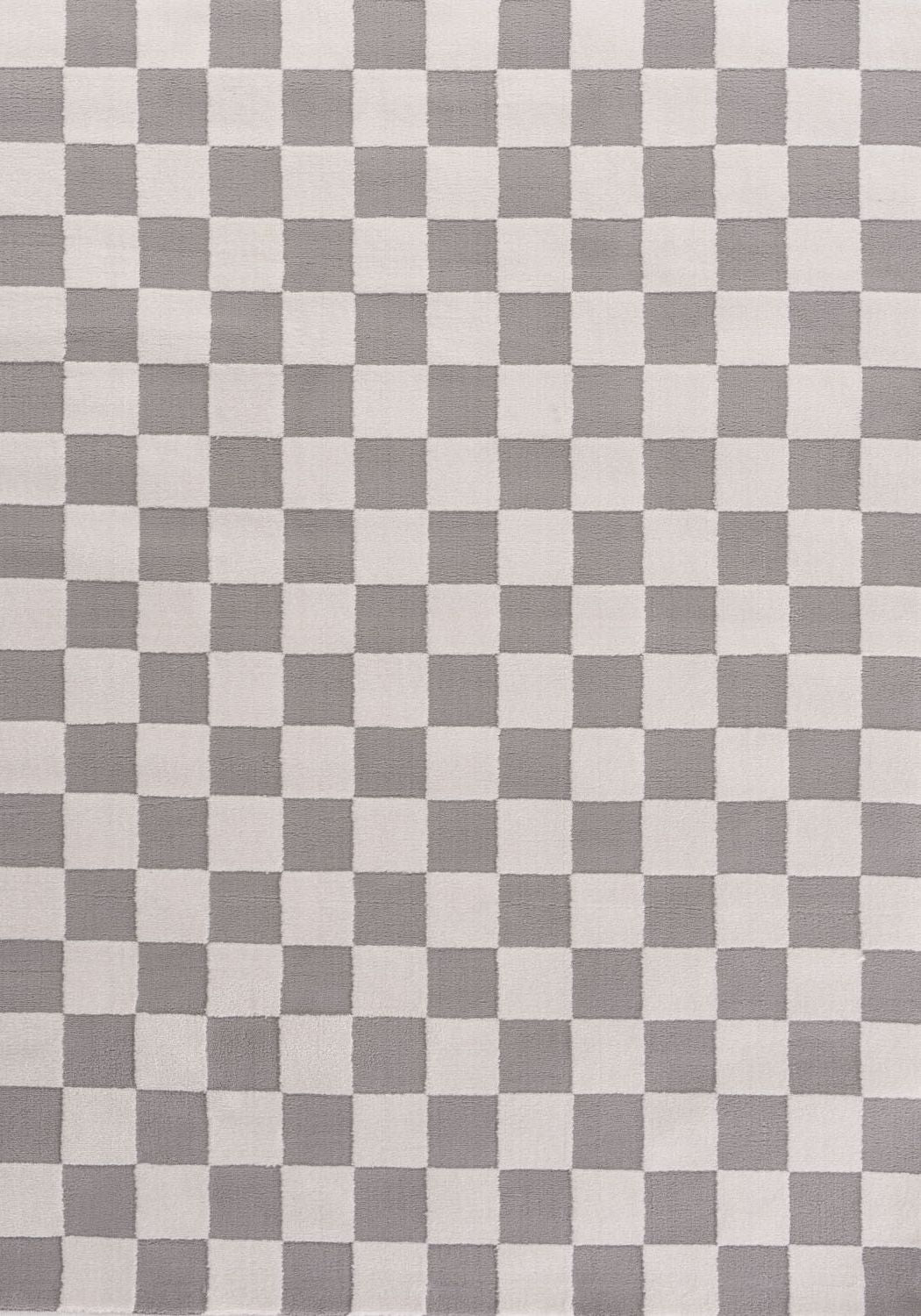 The Rugs Loft Checkerboard Grey Rug