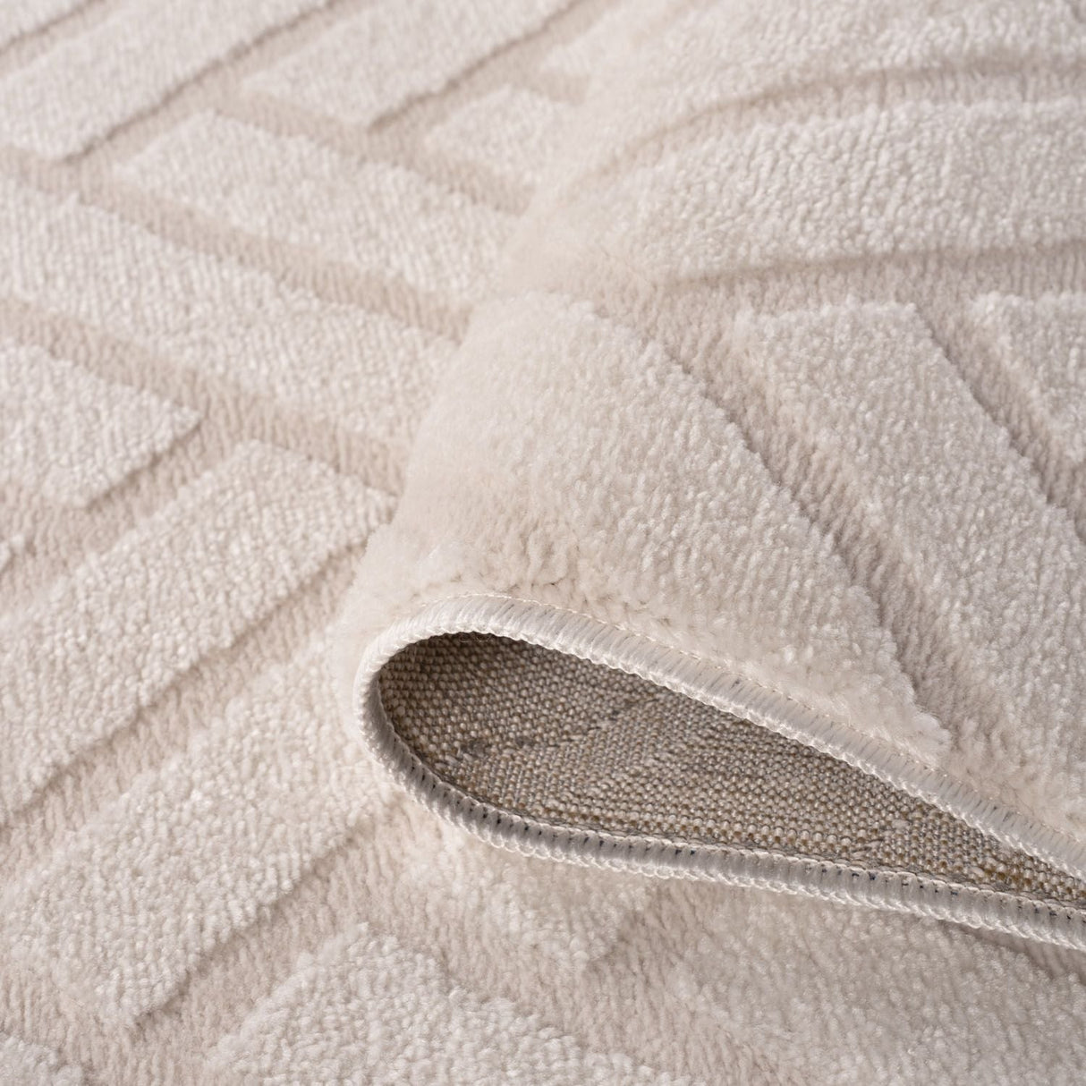 The Rugs Loft Chevron Cream Rug