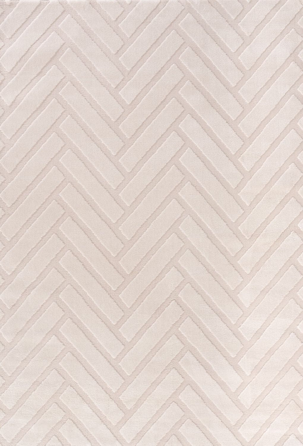 The Rugs Loft Chevron Cream Rug