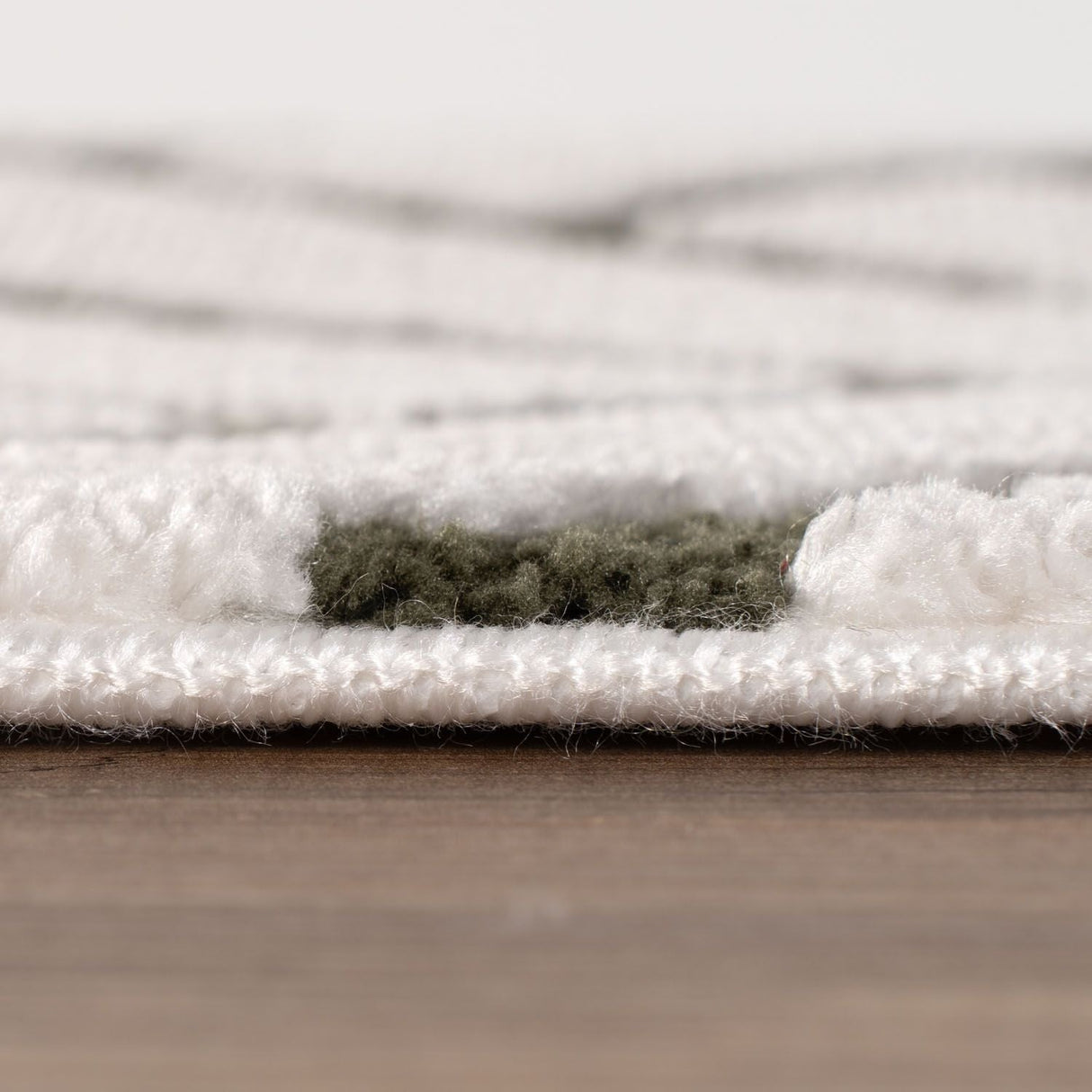 The Rugs Loft Chevron Green Rug