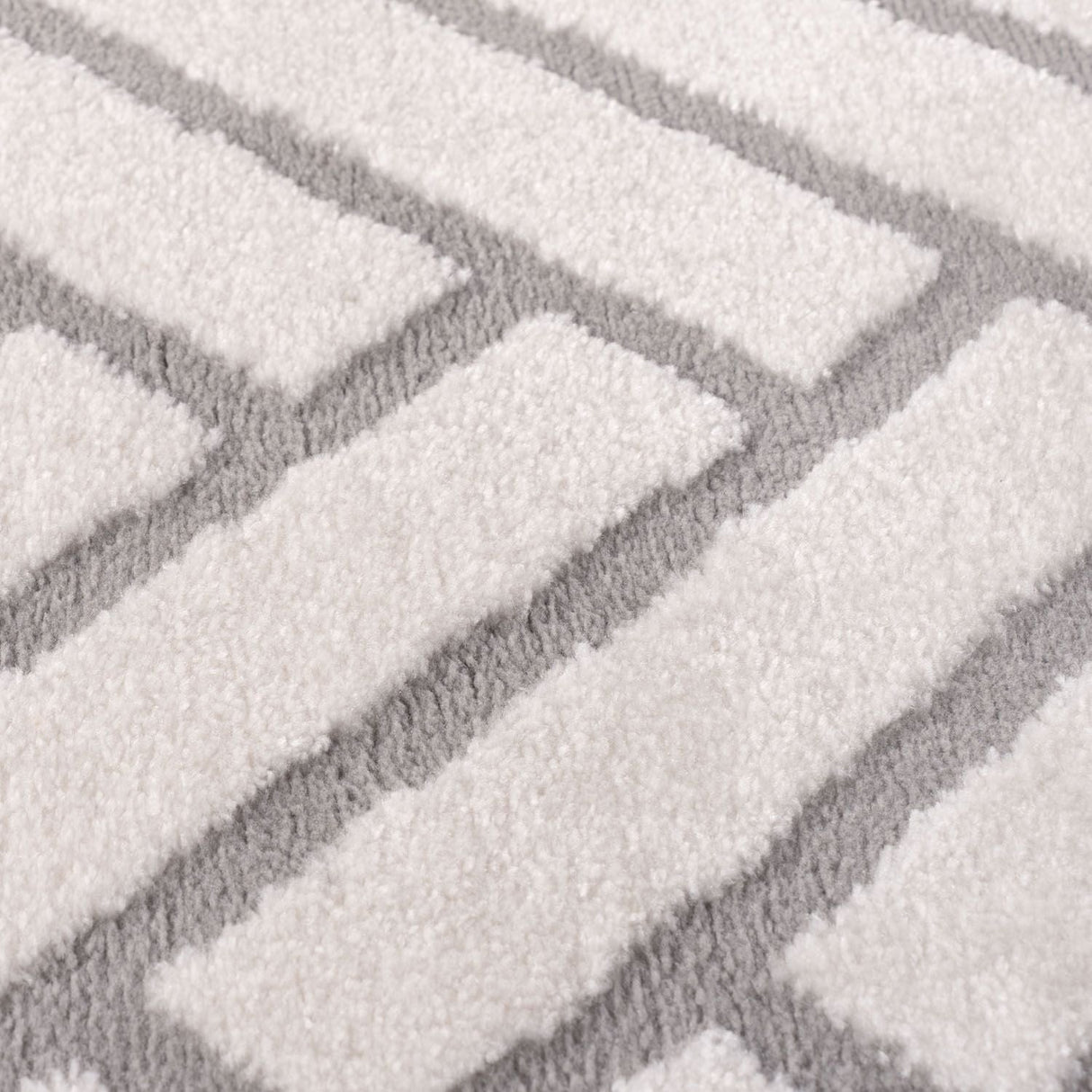 The Rugs Loft Chevron Grey Rug