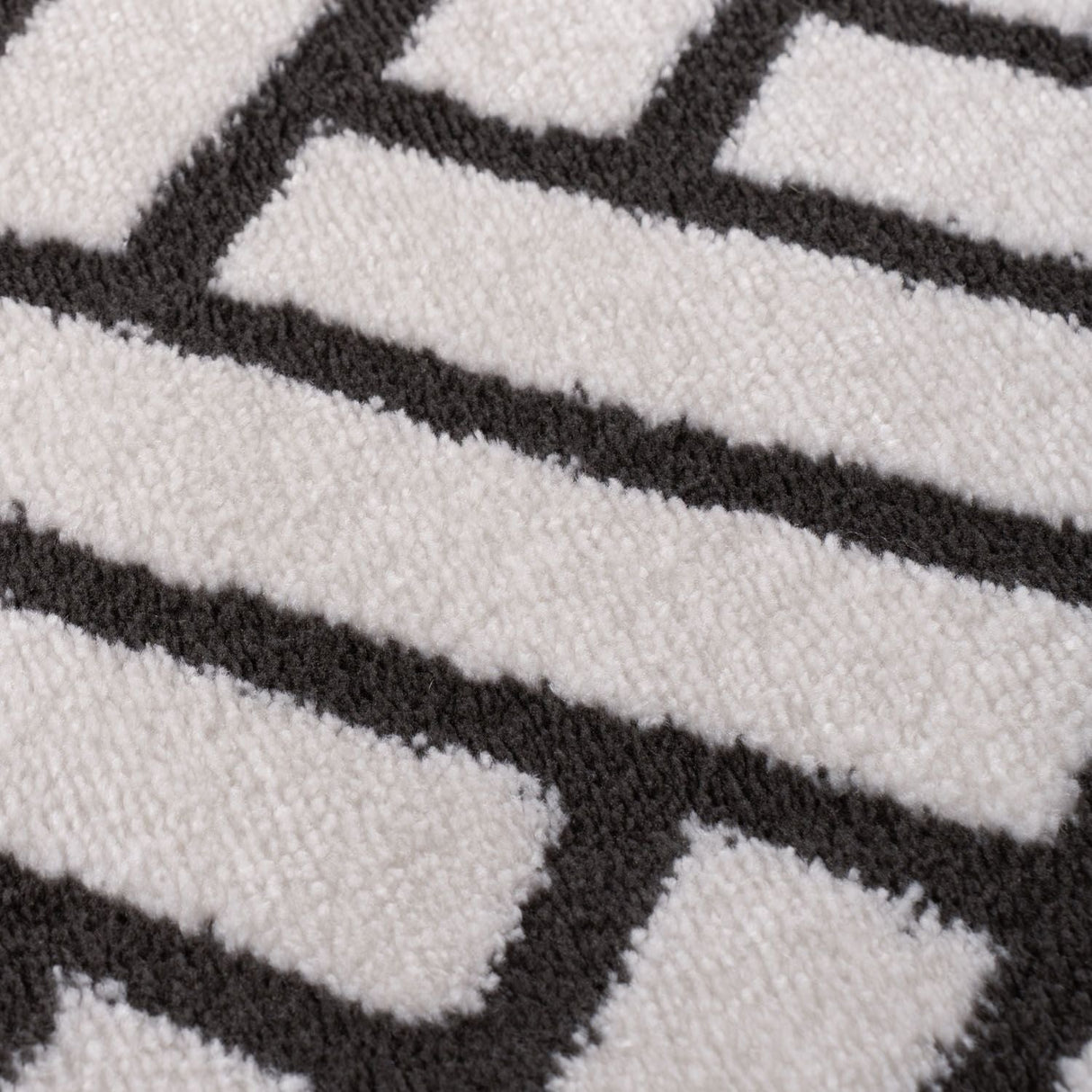 The Rugs Loft Chevron Dark Grey Rug
