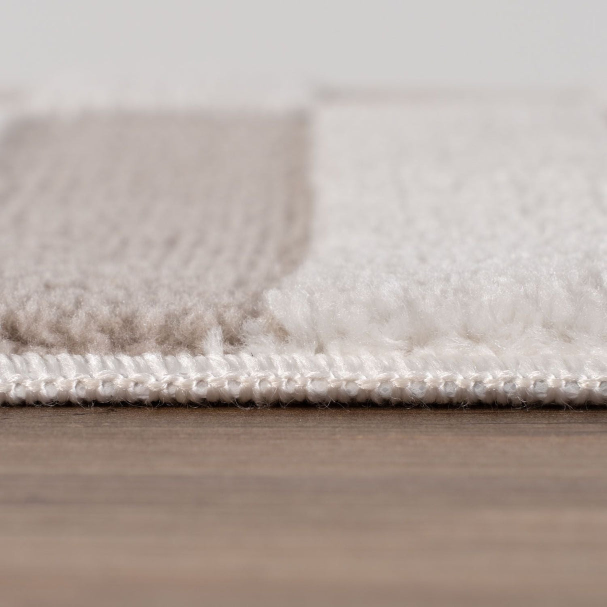 The Rugs Loft Striped Beige Rug