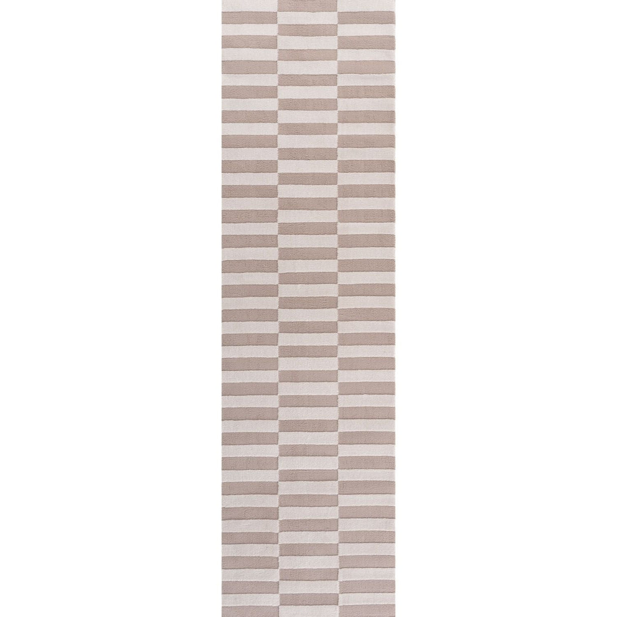 The Rugs Loft Striped Beige Rug