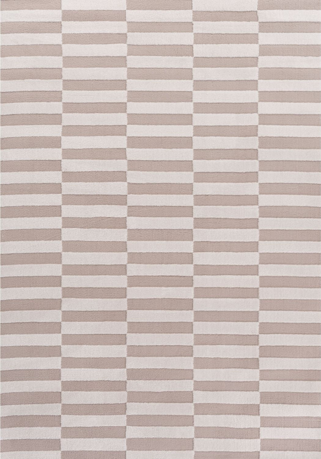 The Rugs Loft Striped Beige Rug